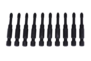 66201 - Century Drill & Tool 66201 Impact Pro #2R Phillips Drywall Screwdriving Bit, 10 Pack