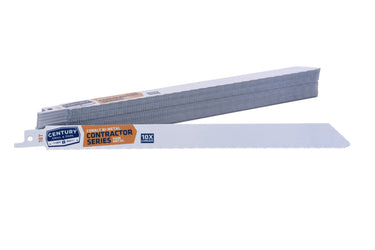 07798 - Century Drill & Tool 07798 9" Contractor Series Bi-Metal Reciprocating Saw Blade, 18T, 25 Pack