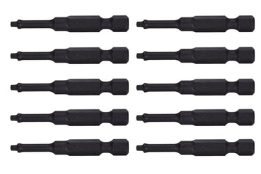 70051 - Century Drill & Tool 70051 Impact Screwdriver Bit #1 Square, 2", 10 Pack