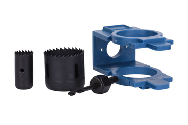 05493 - Century Drill & Tool 05493 Carbon Steel Door Lock Hole Saw Kit