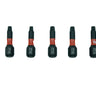 57652 - Tundra Tools #2 Impact Screwdriving Square Bits 57652, 5 pack, impact rated for impact drivers