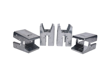 72994 - Century Drill & Tool 72994 2x4 Sawhorse Brackets, Set of 4, Galvanized, Compact Storage