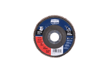 75581 - Century Drill & Tool 75581 Zirconia Flap Disc, 4-1/2" X 40 Grit