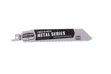 07770 - Century Drill & Tool 07770 6" Metal Series Bi-Metal Reciprocating Saw Blade, 8/10T, 25 Pack
