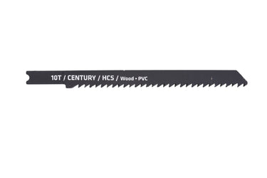 06610 - Century Drill & Tool 6610 Universal Shank Carbon Alloy Jig Saw Blade, 10T