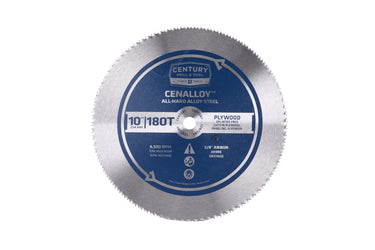 08216 - Century Drill & Tool 08216 Cenalloy Plywood Circular Saw Blade 10" by 180T