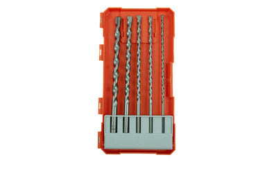57805 - Tundra Tools 5 Piece Masonry Drill Bit Set 57805, carbide tipped masonry set, cuts concrete, stone, tile, brick, and other masonry materials