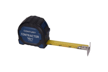 72840 - Century Drill & Tool 72840 Contractor Fractional/Metric Tape Measure, 16 Foot