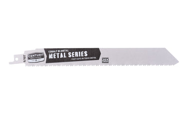 07772 - Century Drill & Tool 07772 9" Metal Series Bi-Metal Reciprocating Saw Blade, 8/10T, 25 Pack