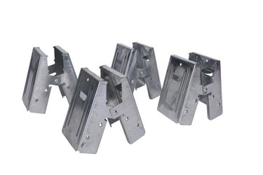 72994 - Century Drill & Tool 72994 2x4 Sawhorse Brackets, Set of 4, Galvanized, Compact Storage