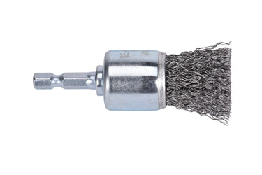 76201 - Century Drill & Tool 76201 Coarse Crimped Wire End Brush, 1" – Removes Rust, Paint, Weld Spatter, Ideal for Recessed Areas, Pipes, and Spot Cleaning