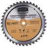 10213 - Century Drill & Tool 10213 10" 40T Construction Circular Saw Blade, Durable C3 Carbide Teeth, Heat Vents, Precise Cuts, Low Vibration