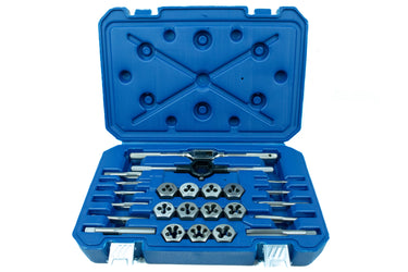 98905 - Century Drill & Tool Metric Tap & Die Set, 24 pc; ideal for mechanics, homeowners, and DIY users; durable reusable case -  98905