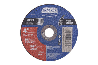 08308 - Century Drill & Tool 08308 4" X 1/8" Metal Cutoff Wheel