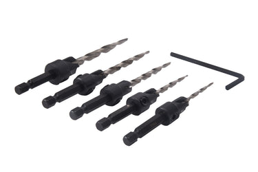 37405 - Century Drill & Tool 37405 Countersink 5 Pc. Set