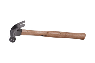 72272 - Century Drill & Tool 72272 Curved Claw Hammer, 8oz, Drop-Forged Steel Head, Hickory Wood Handle, Durable & Balanced for Carpentry, DIY & Home Repair