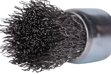 76201 - Century Drill & Tool 76201 Coarse Crimped Wire End Brush, 1" – Removes Rust, Paint, Weld Spatter, Ideal for Recessed Areas, Pipes, and Spot Cleaning