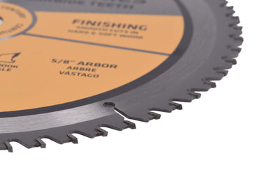 10216 - Century Drill & Tool 10216 10" 60T Construction Circular Saw Blade, Durable C3 Carbide Teeth, Heat Vents, Precise Cuts, Low Vibration