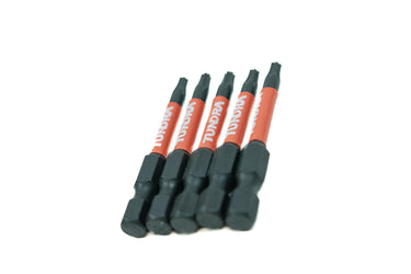 57680 - Tundra Tools T15 Impact Screwdriving Star Bits 57680, 5 pack, impact rated for impact drivers
