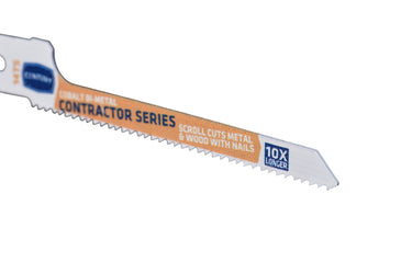 07300 - Century Drill & Tool 07300 4" Contractor Series Bi-Metal Reciprocating Saw Blade, 14TS, 5 Pack