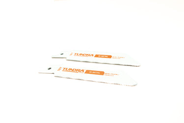 57108 - Tundra Tools Bi-Metal 18T Recip Blade 57108, 4" length, cobalt teeth, cut metal and fiberglass