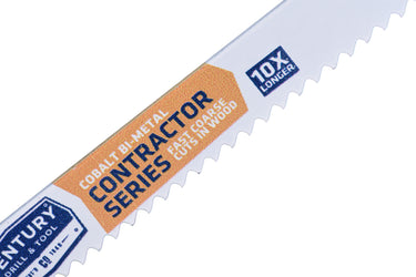 07106 - Century Drill & Tool 07106 12" Contractor Series Bi-Metal Reciprocating Saw Blade, 6T, 2 Pack