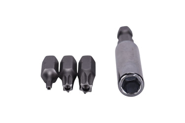 68017 - Century Drill & Tool 68017 Premium S2 Steel Security Star Insert Screwdriving Bit Set, 9 Piece