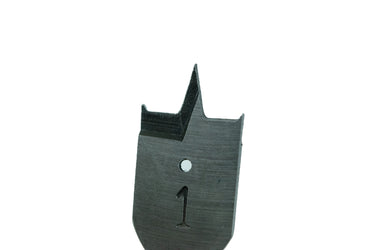 57306 - Tundra Tools 6 Piece Spade Bit Set 57306, wood boring, grooved point cutting tip, 1/4" hex shank