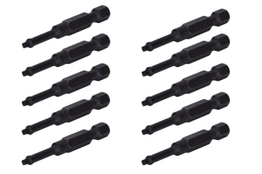 70051 - Century Drill & Tool 70051 Impact Screwdriver Bit #1 Square, 2", 10 Pack