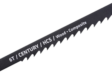 06606 - Century Universal Shank HCS Jig Saw Blades – 2 Pack – Carbon Alloy Steel – 1/4" Shank Fits All Standard Saws – Smooth Cuts in Wood, PVC & Plastic - 6T