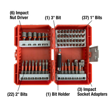 Impact Screwdriving Bit Set