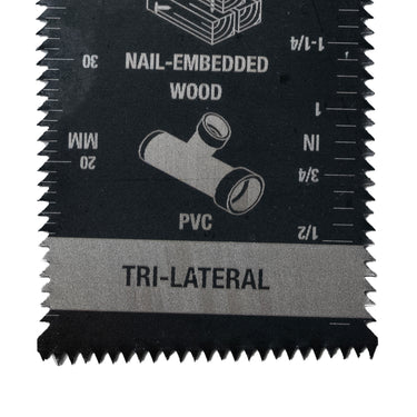 Bi-Metal Oscillating Tri-lateral Flush & Plunge Cut Saw Blade