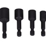 66804 - Century Drill & Tool 66804 Impact Pro Magnetic High Impact Nutsetters, 4-Piece