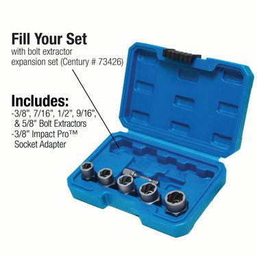 6 Piece Bolt Extractor Set