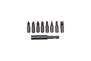 68907 - Century Drill & Tool 68907 Screwdriving Bit Set, 9 Piece Phillips and Slotted