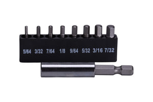 68027 - Century Drill & Tool 68207 Hex Key Screw Driving Bit, 7 Piece Set