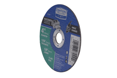 75510 - Century Drill & Tool 75510 Type 1 Masonry Cutting Wheel, 4" X 1/16"
