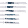 06005 - Century Drill & Tool 6005 Tang Shank Bi-Metal Jig Saw Set, 5-Piece