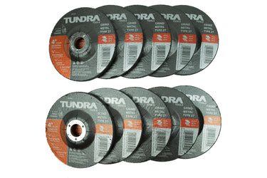 57952 - Tundra Tools Type 27 (Metal) Abrasive Wheel 10 PAK 57952, use on all types of ferrous metals