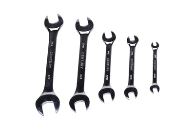 5 Piece Open End Wrench Set