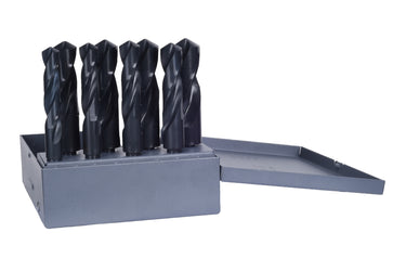 47408 - Century Drill & Tool 47408 Black Oxide Silver and Deming Drill Bit Set, 8 Piece