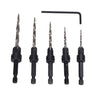 37405 - Century Drill & Tool 37405 Countersink 5 Pc. Set