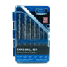 98901 - Century Drill & Tool 13 Piece Tap & Drill Set 98901; for use in your shop, automotive, and DIY applications; T-Handle tap wrench included for controlled turning