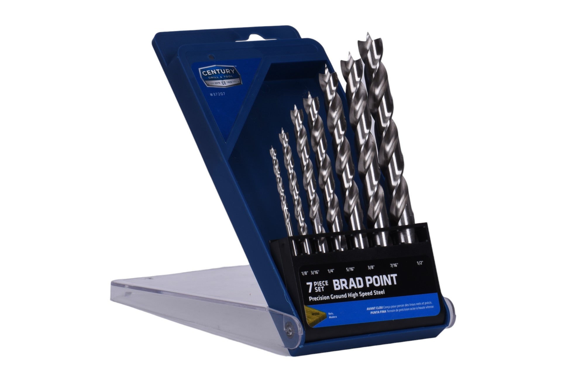 8 Point Lumber Bit Brad Point Wood Bit Set 25 Piece for Precise Holes – Shop Century Tools