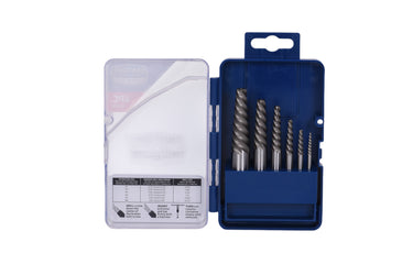 73414 - Century Drill & Tool 73414 Spiral Flute Screw Extractor Set, #1 - #6, Heat-Treated Steel, Superior Grip for Extracting Broken Screws and Bolts with Ease