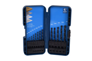 24313 - Century Drill & Tool, 24313, 13PC Set,Jobber Drill Bit,Pro-Grade, Made in The USA, Black Oxide Drill Bits