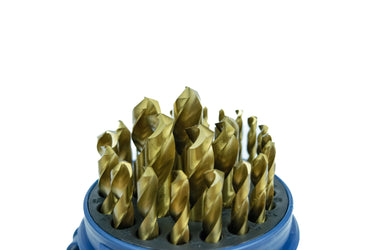 88449 - Century Drill & Tool 88449 Titanium Drill Bit Set, 29 Piece, 29-Piece (3/8" RS)