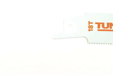 57108 - Tundra Tools Bi-Metal 18T Recip Blade 57108, 4" length, cobalt teeth, cut metal and fiberglass