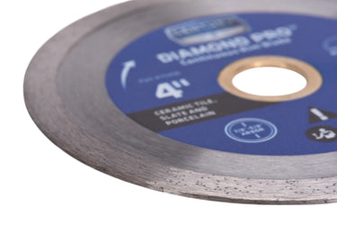75456 - Century Drill & Tool 75456 Diamond Continuous Rim Blade, 4"