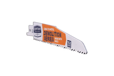 07784 - Century Drill & Tool 07784 6" Demolition Series Bi-Metal Reciprocating Saw Blade, 6T, 25 Pack